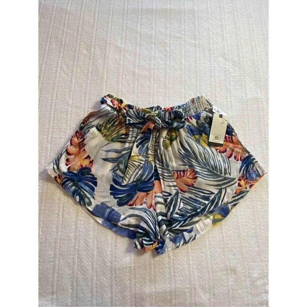 RIP CURL JUNIOR MEDIUM PRINTED Shorts with matching tie belt